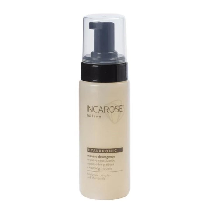 Incarose Hyalur Mousse detergente viso 200 ml - mousse schiumogena allacido ialuronico
