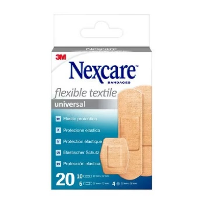 3M Nexcare Flexible Textile - Cerotto Elastico 20 cerotti assortiti