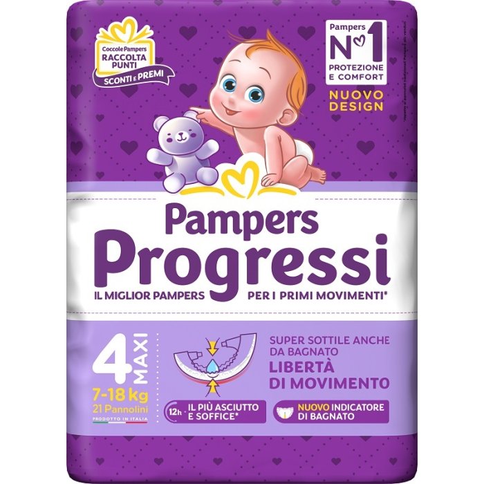 Fater Pampers Progressi Maxi 21 Pezzi
