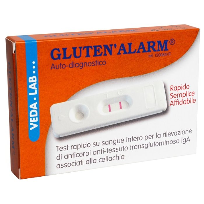 Gluten Alarm Test Rapido per Rilevare il Glutine negli Alimenti – Kit Monouso 1 Pezzo