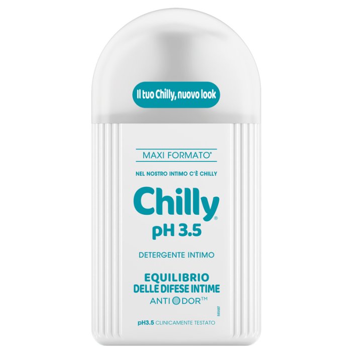 Chilly detergente intimo pH 3.5 300 ml - detergente lenitivo per uso quotidiano