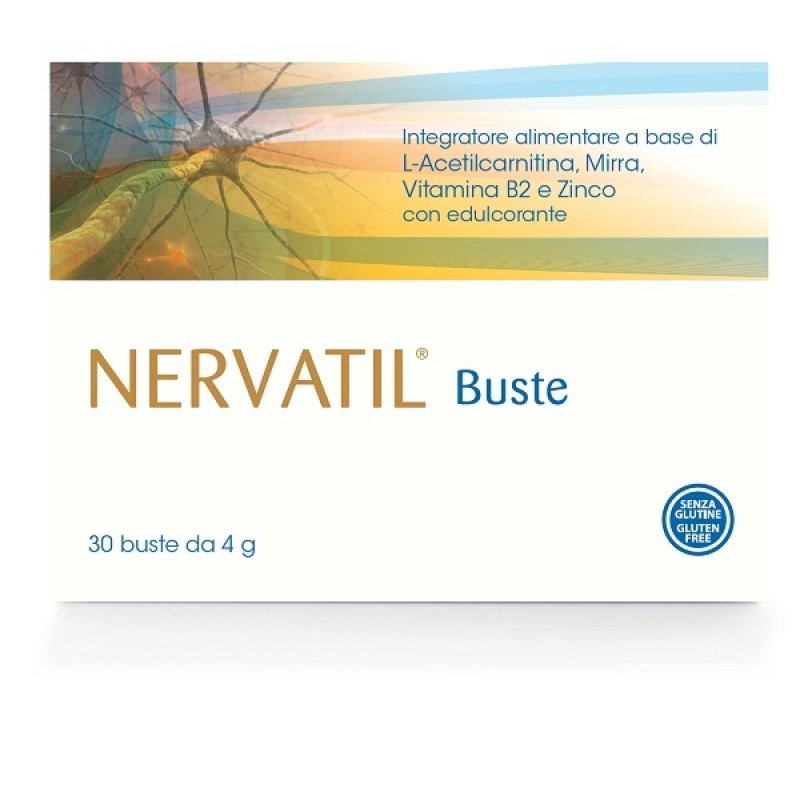 Nervatil 30 Bustine Integratore Alimentare per Sistema Nervoso e Benessere Mentale Nervatil 30 Bustine Integratore Alimentare per Sistema Nervoso e Benessere Mentale