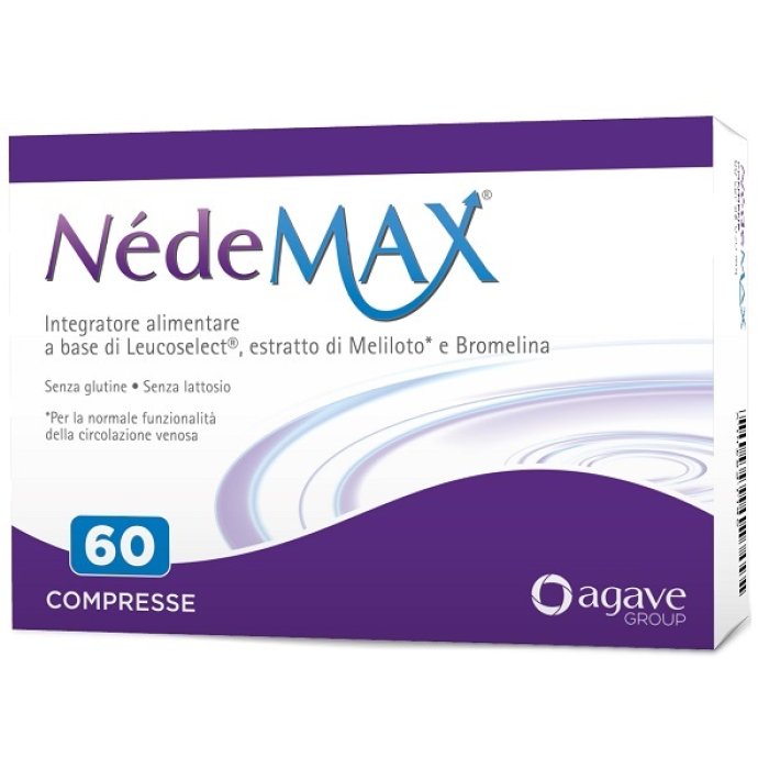 NedeMAX Integratore alimentare 60 compresse – Per il microcircolo e il drenaggio dei liquidi
