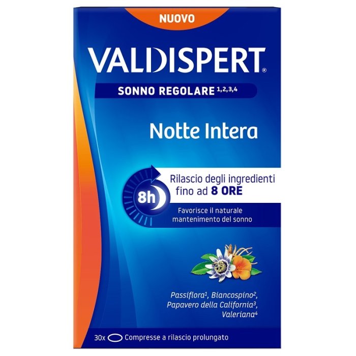 Valdispert Notte Intera Integratore per il sonno 30 compresse