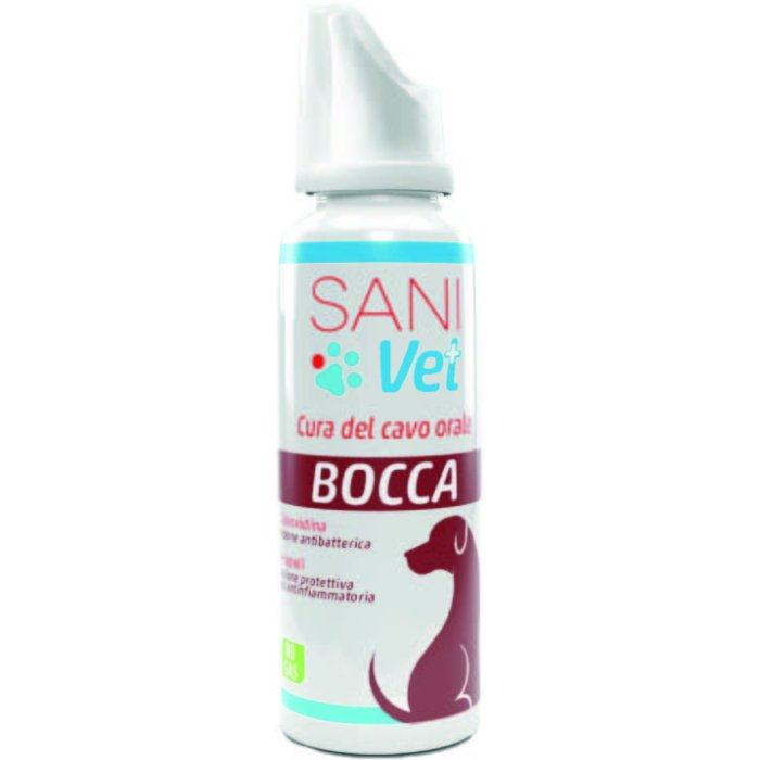 Sani Vet Bocca spray 100 ml - spray igiene orale per animali domestici