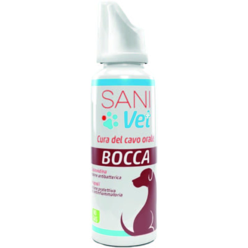 Sani Vet Bocca spray 100 ml - spray igiene orale per animali domestici