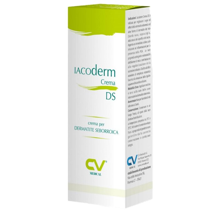 Iacoderm Crema Dermatite Seborroica 50 ml – Trattamento Lenitivo per Rossori, Desquamazione e Pelle Sensibile del Viso