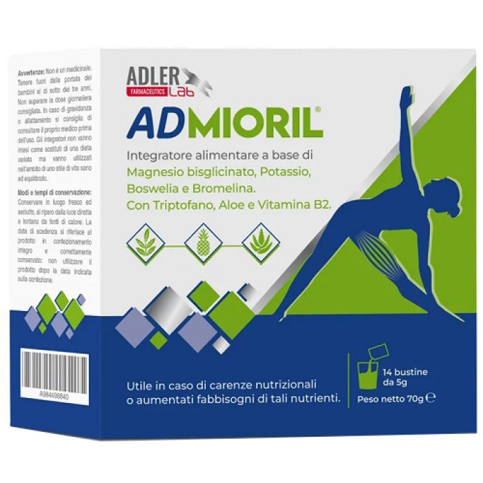 Admioril 14 Bust Integratore in Bustine Orosolubili per il Benessere Intestinale