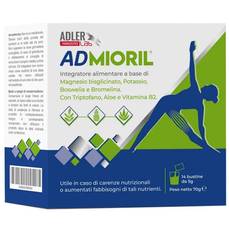 Admioril 14 Bust Integratore in Bustine Orosolubili per il Benessere Intestinale