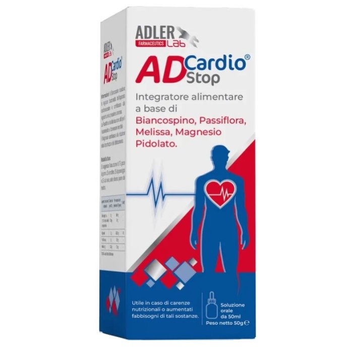 Adcardio Stop 50 grammi integratore naturale per il benessere del cuore e della circolazione
