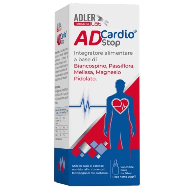 Adcardio Stop 50 grammi integratore naturale per il benessere del cuore e della circolazione