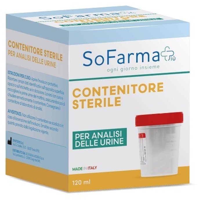 SoFarmaPiù Contenitore per Urina Sterile, 120ml