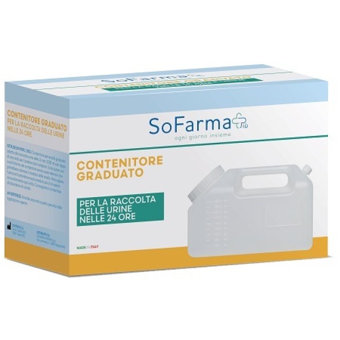 Sofarmapiù contenitore raccolta urina 24 ore 2500 ml