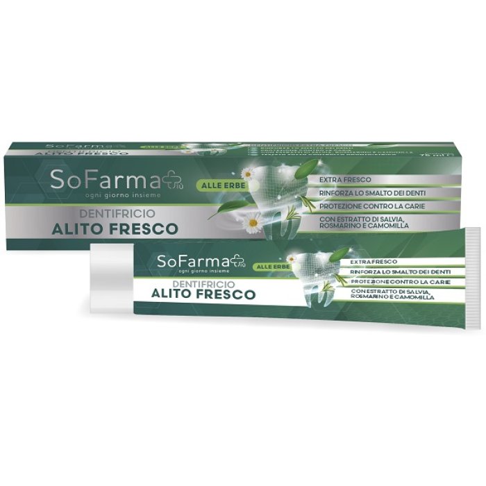 SF+ dentifricio Protezione Totale 75 ml - dentifricio anticaries uso quotidiano
