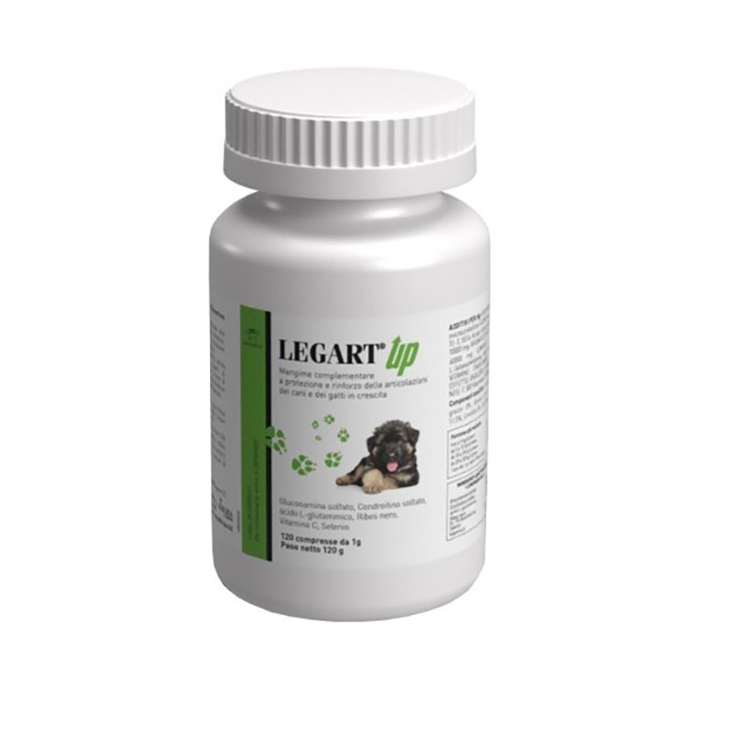 Legart up Alimento Complementare Cane 120 Compresse Naturale