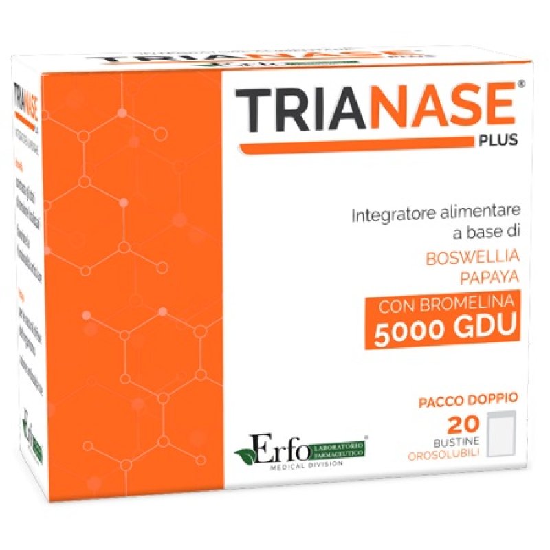 Trianase 20 bustine - integratore per benessere vie respiratorie e fluidità del muco