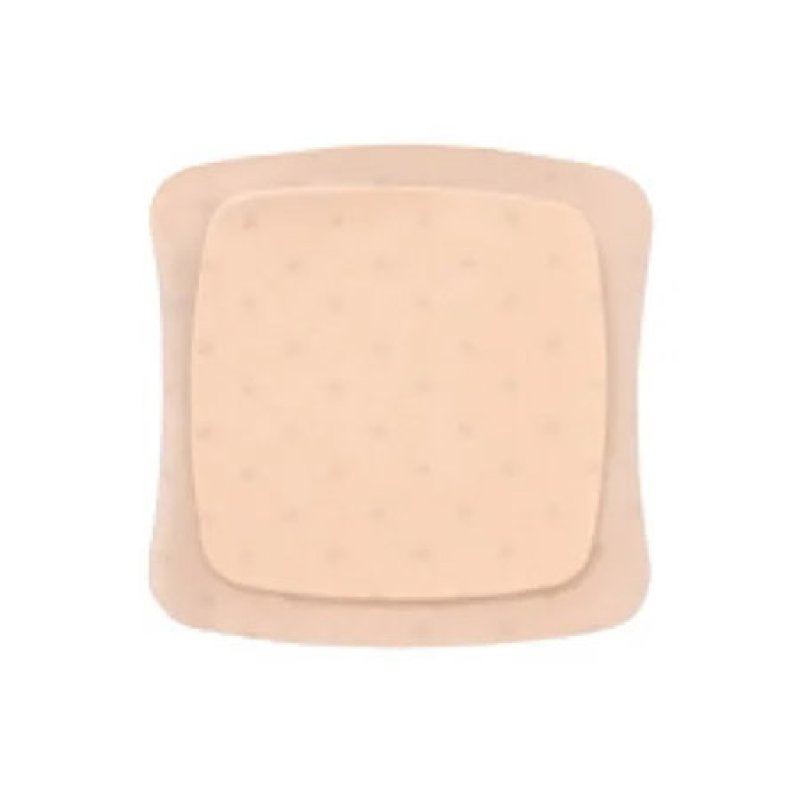 Aquacel Foam medicazione in schiuma con argento adesiva 12,5 x 12,5 cm per trattamento di ferite acute e croniche