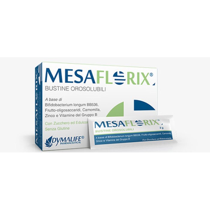Dymalife Pharmaceutical Mesaflorix Integratore Alimentare 14Bustine Orosolubili