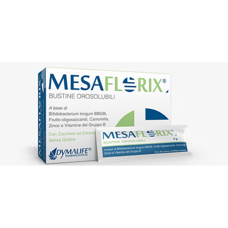 Dymalife Pharmaceutical Mesaflorix Integratore Alimentare 14Bustine Orosolubili