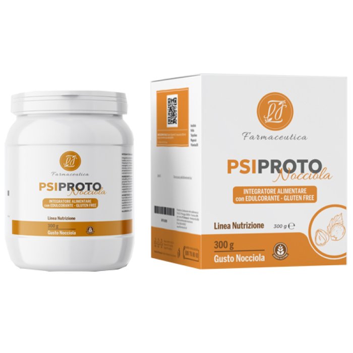 Psiproto nocciola 300 g - integratore proteico con sieroproteine inositolo psillio magnesio e vitamina D3