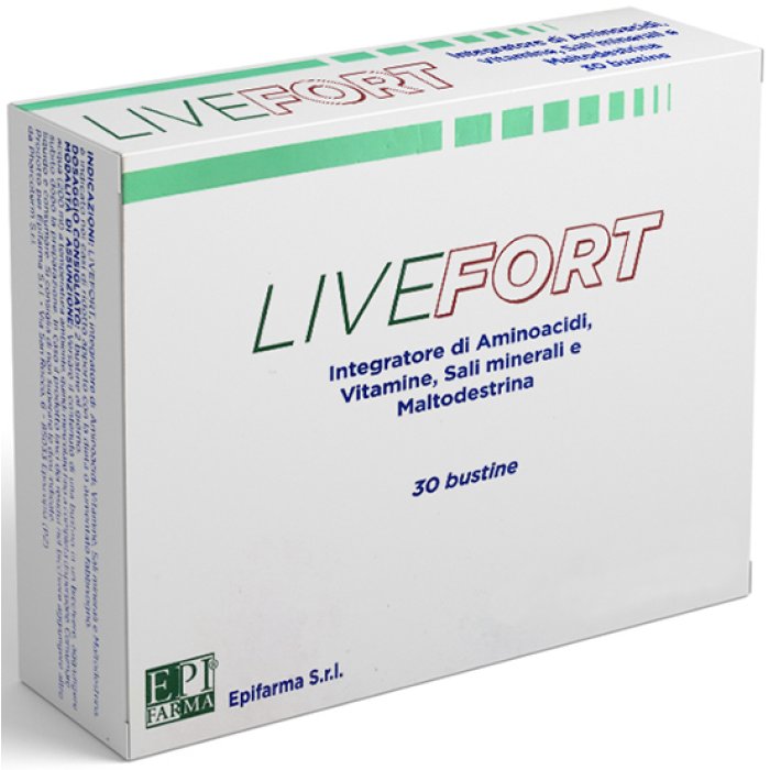 Livefort Integratore in Bustine 30 pezzi – Sostegno Fegato e Funzione Epatica