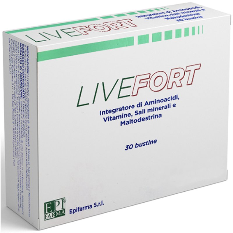 Livefort Integratore in Bustine 30 pezzi – Sostegno Fegato e Funzione Epatica