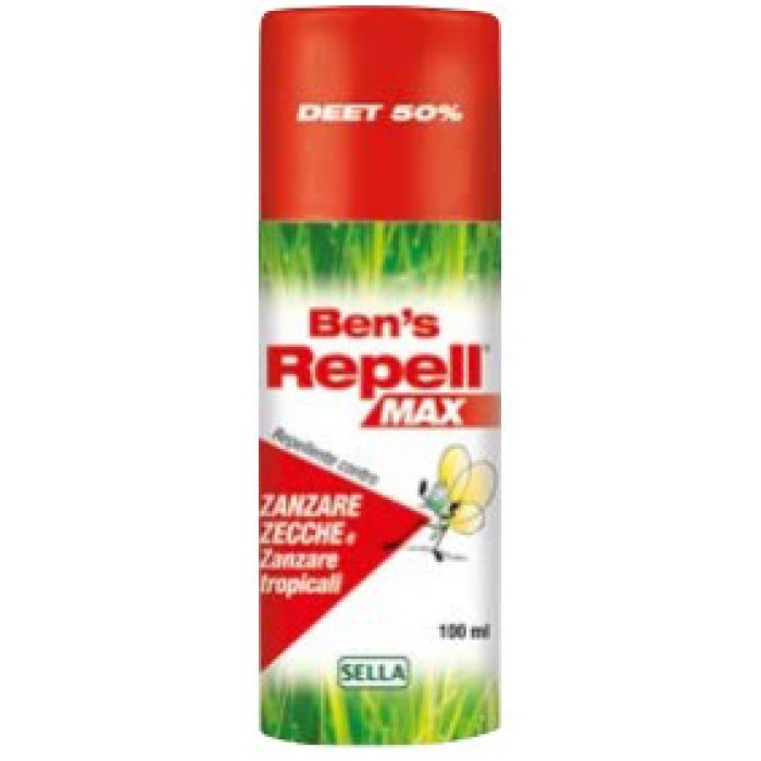 Sella Ben's Repell - Max Repellente contro Zanzare e Zecche 100 ml