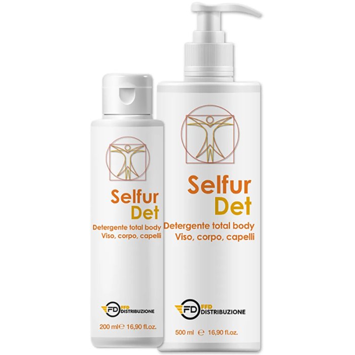 Selfur Det Detergente Delicato Viso e Corpo 200 ml per Uso Quotidiano