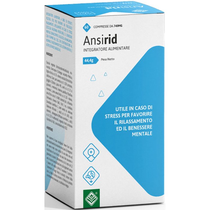Ansirid Gheos 60 Capsule Integratore Alimentare per Benessere Mentale e Rilassamento