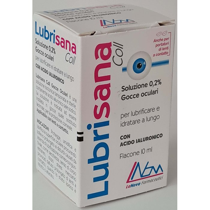 Lubrisana Collirio Lubrificante Oculare 10 ml – Gocce Oculari Idratanti per Occhi Secchi