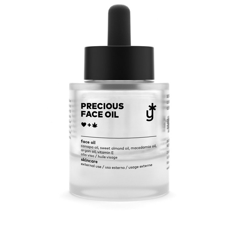 Biohempathy Precious Face Oil The Precious Oil Viso Biologico alla Canapa Illuminante Nutriente Antiage