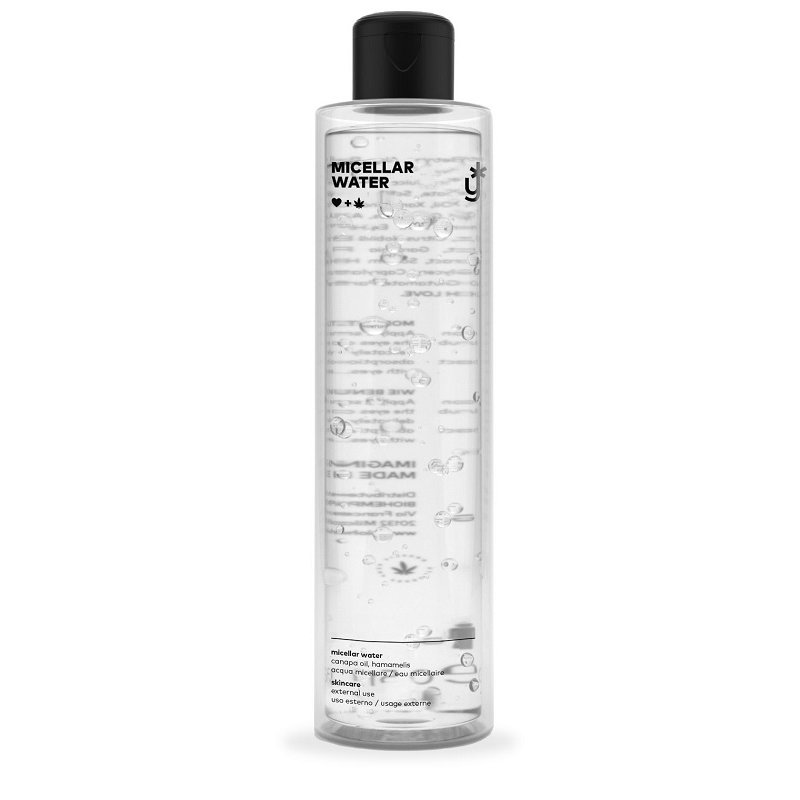 Biohempathy Micellar Water – Acqua Micellare Biologica Viso e Occhi con Olio di Canapa Sativa, Detergente Delicato Struccante