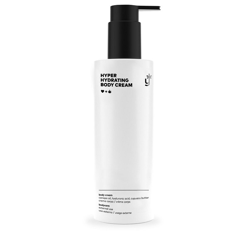Biohempathy Hyper Hydra Cream Crema Viso Idratante Intensiva con Canapa Biologica e Acido Ialuronico