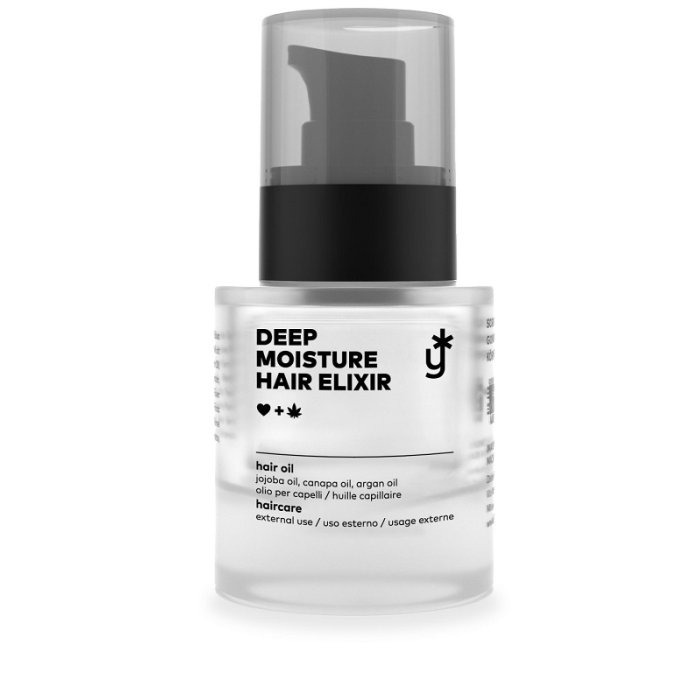 Biohempathy Deep Moist Hair Oil – Olio Capelli Idratante e Nutriente alla Canapa Biologica per Capelli Secchi e Danneggiati