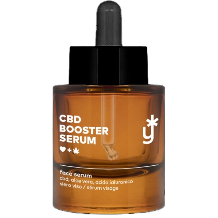 Biohempathy CBD Booster Serum Siero Viso al Cannabidiolo Booster Idratante Antiage