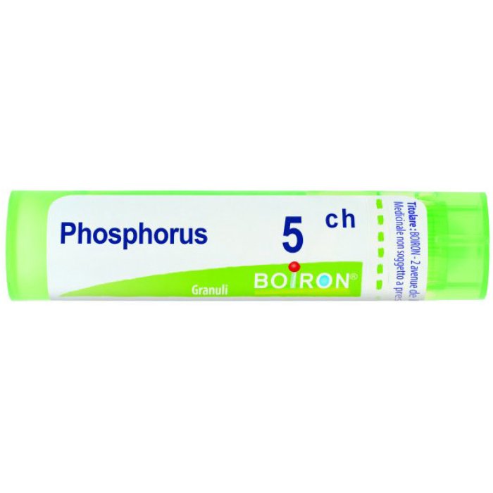 Boiron Phosphorus 5CH Granuli Omeopatici in Tubo – Rimedio Omeopatico per Benessere Fisico ed Emotivo