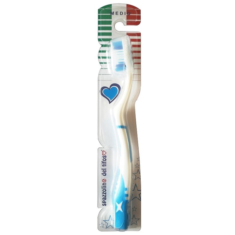 Spazzolino Tifoso Medio Big Deal Think – Spazzolino da Denti per Veri Tifosi con Setole Medie