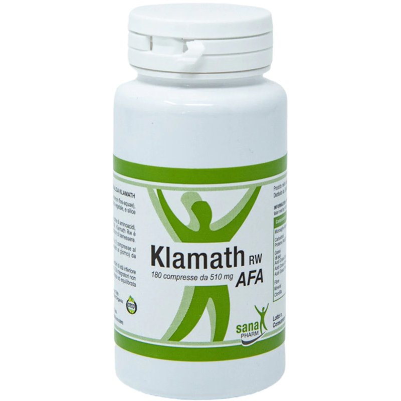 Klamath AFA Sanapharm 180 compresse - integratore a base di alga Klamath Klamath AFA Sanapharm 180 compresse - integratore a base di alga Klamath
