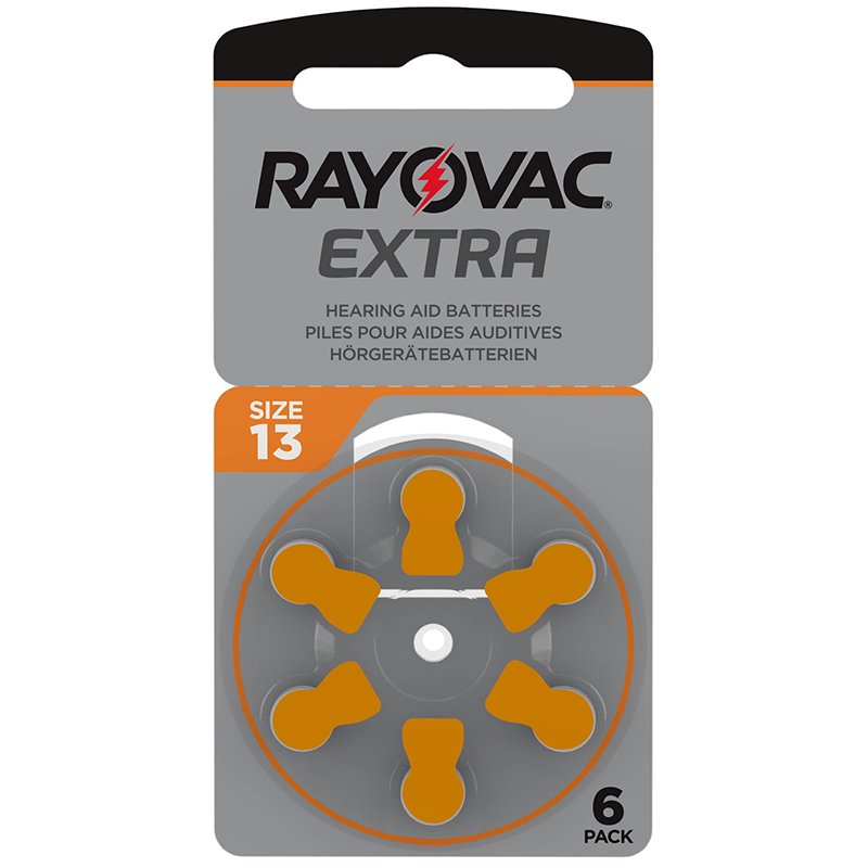RAYOVAC Extra Advanced Batterie Modello 13 Per Digital Air PR48 6 Pezzi