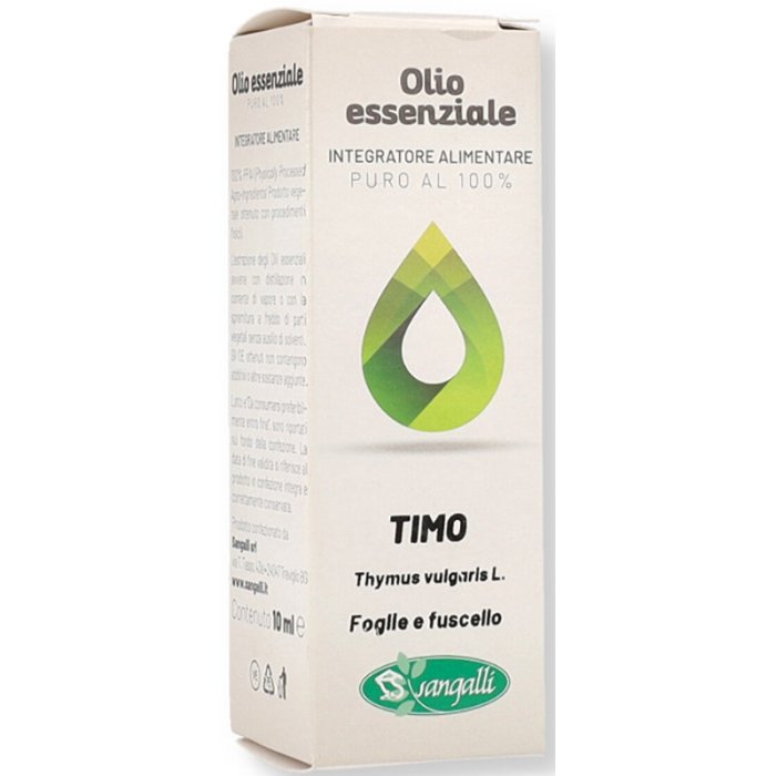 Timo olio essenziale 10 ml - olio essenziale di timo per diffusori e massaggi