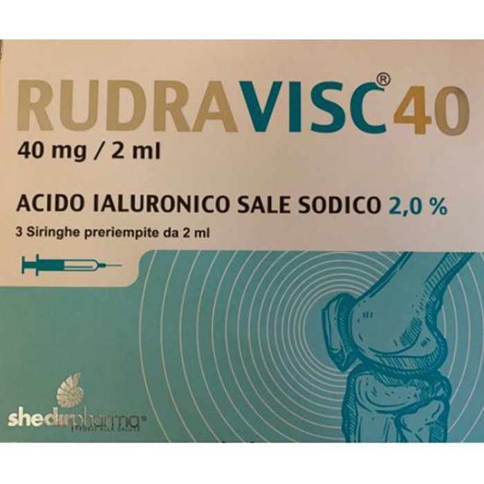 Shedir Pharma  Unipersonale Rudravisc 40 Sir 40 mg 2ml 3pz