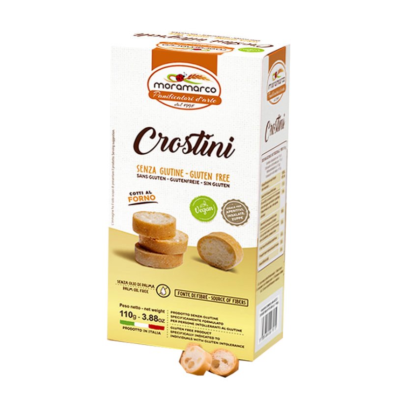 Crostini classici 6x25 g - crostini di pane tostato monoporzione