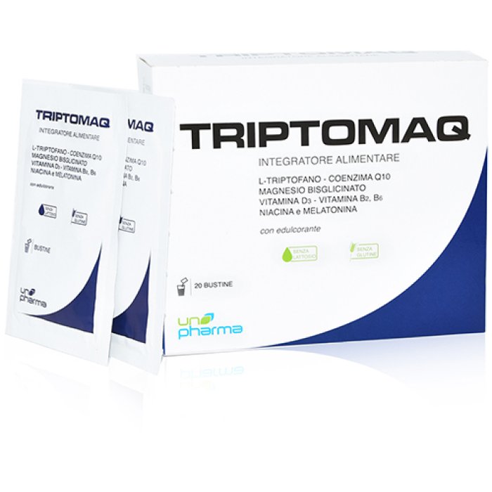 Triptomaq 20 Bustine Integratore Alimentare in Bustine per Benessere Mentale e Tono dell’Umore