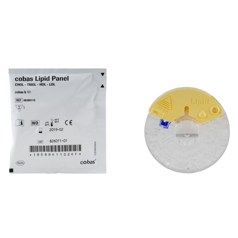 Roche Cobas b 101 Kit Pannello Lipidico 10 Test per Analisi Colesterolo e Trigliceridi