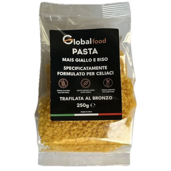 Stelline mais giallo e riso 250 g - pastina senza glutine per bambini