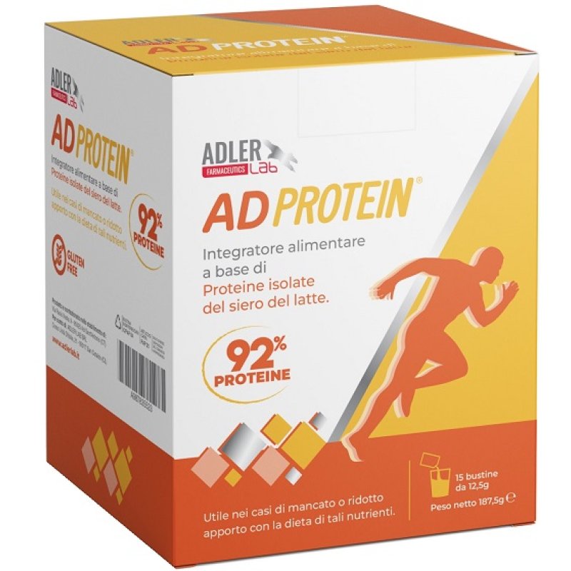 Adprotein Integratore Proteico 15 Bustine (Bust) per Supporto Muscolare e Nutrizionale