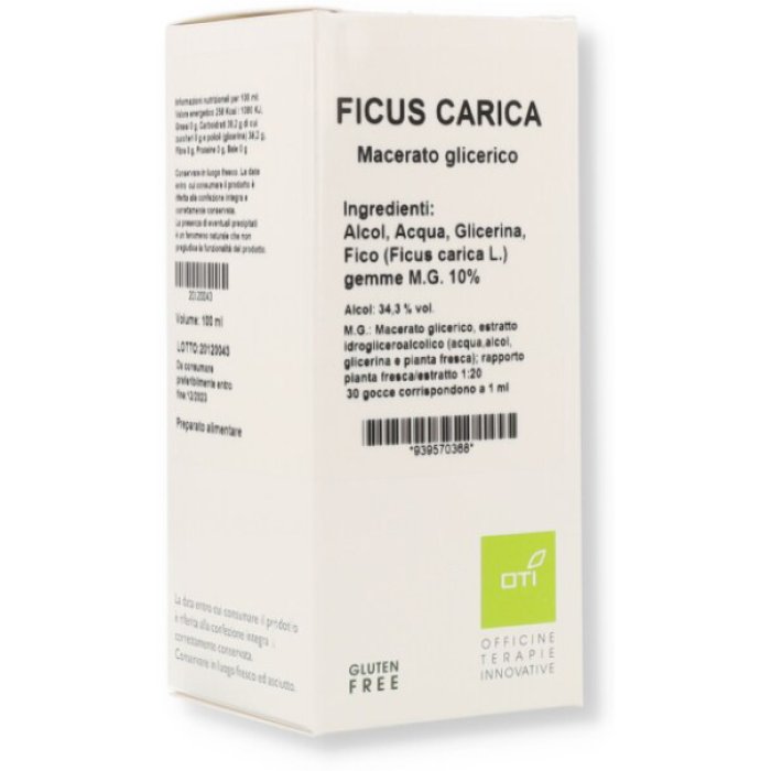 Ficus carica MG 10% gocce 100 ml - macerato glicerico di fico per stomaco e stress