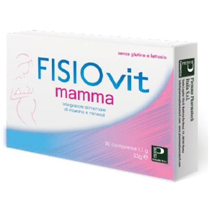 Fisiovit Mamma Integratore Alimentare 30 Compresse per Donna in Gravidanza e Allattamento