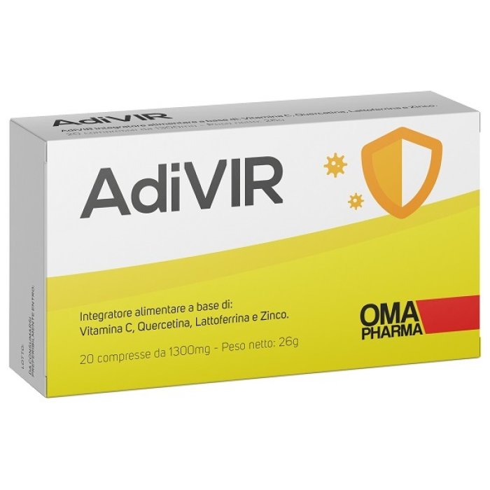 Adivir 20 Compresse - integratore difese immunitarie con estratti vegetali e vitamine