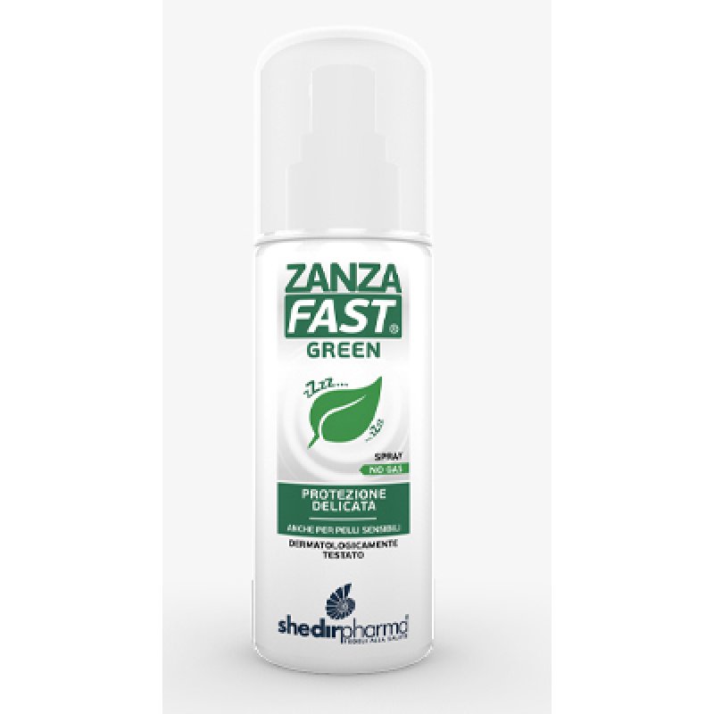 Zanzafast spray 100 ml spray repellente zanzare per corpo e abiti